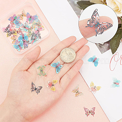 Латунные подвески с принтом&nbsp;KKC-SC0001-01