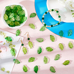 70шт прозрачные стеклянные подвески&nbsp;GLAA-PA0001-11B