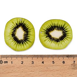 Непрозрачные печатные акриловые подвески&nbsp;OACR-I020-02A