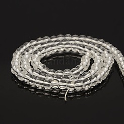 Круглые стеклянные бусины&nbsp;GLAA-A025-4mm-01