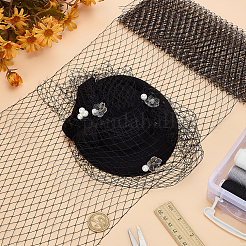 Сетчатая ткань из полиэстера&nbsp;AJEW-WH0816-121C