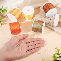 6 рулон 6 цвета 6-слойная полиэстеровая металлизированная нить&nbsp;OCOR-TA0003-13