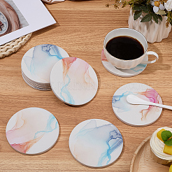 3 шт. фарфоровые подставки под чашки&nbsp;PORC-DJ0001-01A