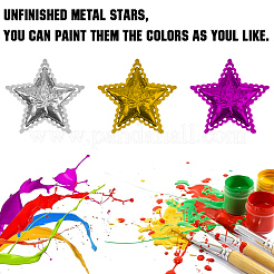 20 шт. железные звездные украшения&nbsp;AJEW-GF0012-61B