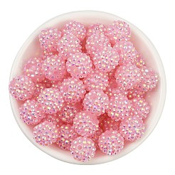 AB-цвет смолы горный хрусталь бисер&nbsp;RESI-S315-14x16-19