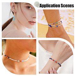 540шт 9 цвета прозрачные стеклянные бусины&nbsp;GLAA-HY0001-54