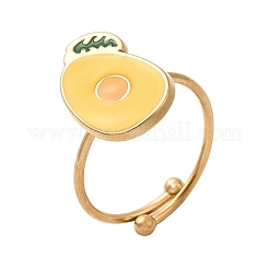 Регулируемые эмалированные манжеты из нержавеющей стали 304 для женщин&nbsp;LS-RJEW-B152-01G-03