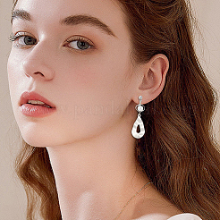 20 шт. фурнитура для сережек-клипс из нержавеющей стали 316&nbsp;STAS-BBC0008-59P