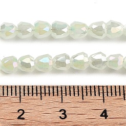 Стеклянные бусины с гальваническим покрытием &nbsp;EGLA-D030-J4mm-B05