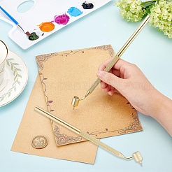 2шт алюминиевый наклонный тонкий маркер для рисования&nbsp;AJEW-GF0011-73