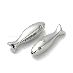 Латунные микро проложить кубического циркония бусы&nbsp;KK-U045-15P