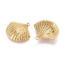 Ракушка из нержавеющей стали 304 с подвесками в виде морских звезд&nbsp;STAS-T069-45G