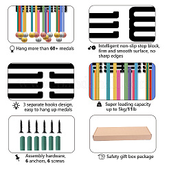 Модная железная вешалка для медалей ODIS-WH0037-257