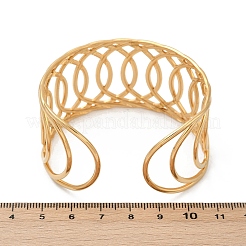 Браслеты-манжеты из нержавеющей стали 304&nbsp;BJEW-U045-02G