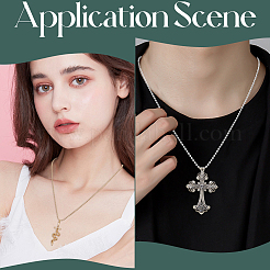 30 шт. 2 цвета железные шариковые цепочки для изготовления ожерелья&nbsp;MAK-SP0001-06B