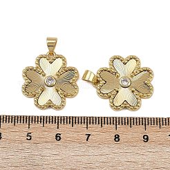 Латунные микро проложить кубического циркония подвески&nbsp;KK-I358-051G