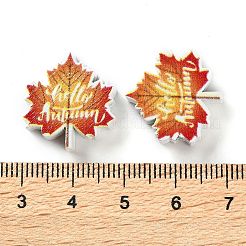 Печатные деревянные бусины&nbsp;WOOD-Z002-01A