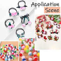 100шт полиэстеровый помпон-шар&nbsp;DIY-SC0031-43A