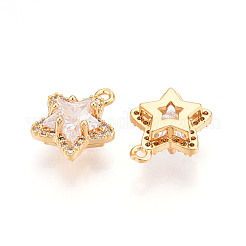 Латунные микро проложить кубического циркония подвески&nbsp;KK-N261-117A-G