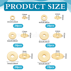 6 стиль латунные разделительные бусины&nbsp;KK-PH0013-70G