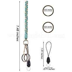 Брелок на запястье в стиле бохо макраме&nbsp;KEYC-SW00004-04