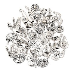40 шт. 8 стиля подвески из сплава в тибетском стиле для банкета&nbsp;TIBE-FP0001-09