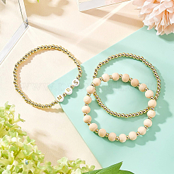 6шт. 3 стильных браслета со словом «миссис»&nbsp;BJEW-BC0002-06