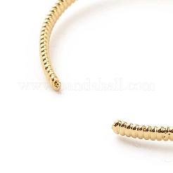 Браслет-кафф с двойным леопардовым принтом зеленого кубического циркония&nbsp;BJEW-B054-20G