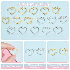 16 шт. 4 подвески из нержавеющей стали 201&nbsp;STAS-UN0051-46