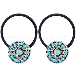 3 шт. резинки для волос из сплава и смолы&nbsp;OHAR-CY0001-10B