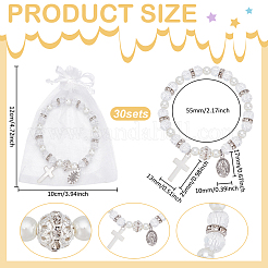 60шт. браслеты с подвесками из сплава&nbsp;BJEW-UN00032