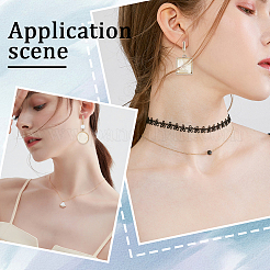 Латунные клипсы серьги&nbsp;KK-SC0004-81KCG