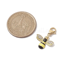 Украшение подвески из эмали из сплава насекомых&nbsp;HJEW-JM02005