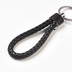 Плетеный кожаный брелок&nbsp;KEYC-J100-03