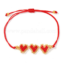 Стеклянные бусины браслеты в форме сердца&nbsp;LN8660