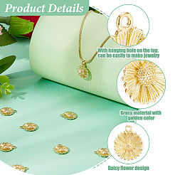 10шт латунные подвески&nbsp;KK-HS0015-61