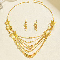 Комплекты из серег из сплава и многослойных ожерелий для женщин&nbsp;VC8959-1