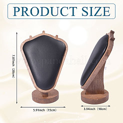 Деревянные подставки для ожерелий в форме бюста&nbsp;NDIS-WH0003-018E