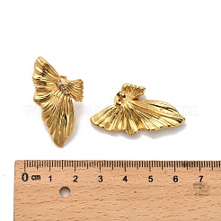 Серьги-гвоздики из нержавеющей стали 304 со стразами&nbsp;LS-EJEW-P316-02G