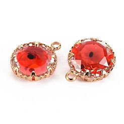 Прозрачные стеклянные подвески&nbsp;GLAA-S193-004D