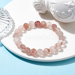 Женские эластичные браслеты из натурального железистого кварца&nbsp;BJEW-JB10088-01