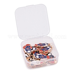 20шт 2 стиля подвески из цинкового сплава с эмалью&nbsp;ENAM-LS0001-17G