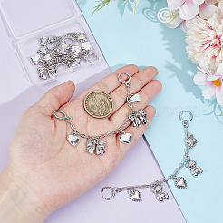 4 шт. железные цепи для ремней для ботинок&nbsp;HJEW-OC00220