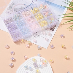 240шт 15 стиля прозрачные акриловые бусины&nbsp;TACR-YW0001-39