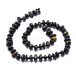 Натуральный голубой тигровый глаз бисер нитей&nbsp;G-E569-J17