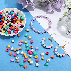 280шт 14 цвета непрозрачные акриловые бусины&nbsp;MACR-SC0001-99