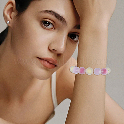 135шт 9 цвета прозрачные акриловые бусины&nbsp;TACR-PA0001-04