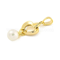 Латунные микро проложить кубического циркония подвески&nbsp;KK-P263-07G