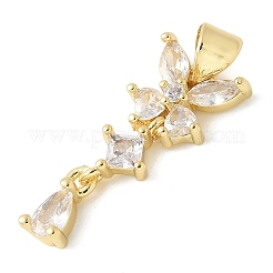 Латунные микро проложить кубического циркония подвески&nbsp;KK-K298-50G