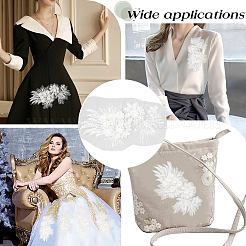 3d цветочные кружевные аппликации&nbsp;DIY-WH0430-459B